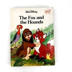 Vintage 1988 Walt Disney's The Fox‎ and the Hounds Books Fiction Hardcover